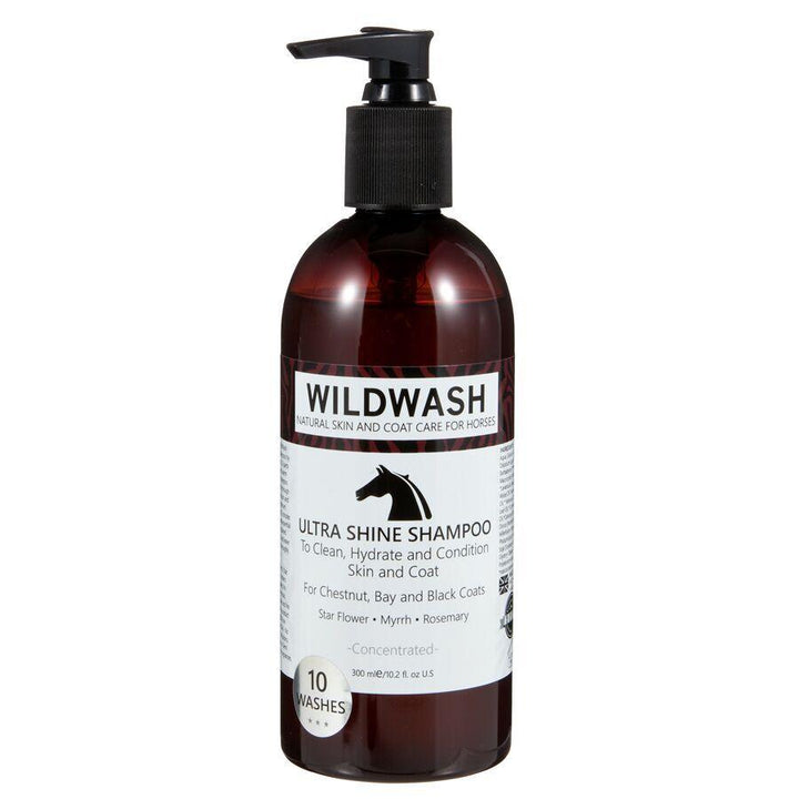 A Healthy Coat with Chemical Free and Cruelty Free WildWash Natural Horse Shampoo