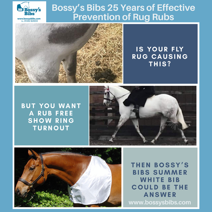 Bossy's Bibs Prevention and Cure from Rug Rubs