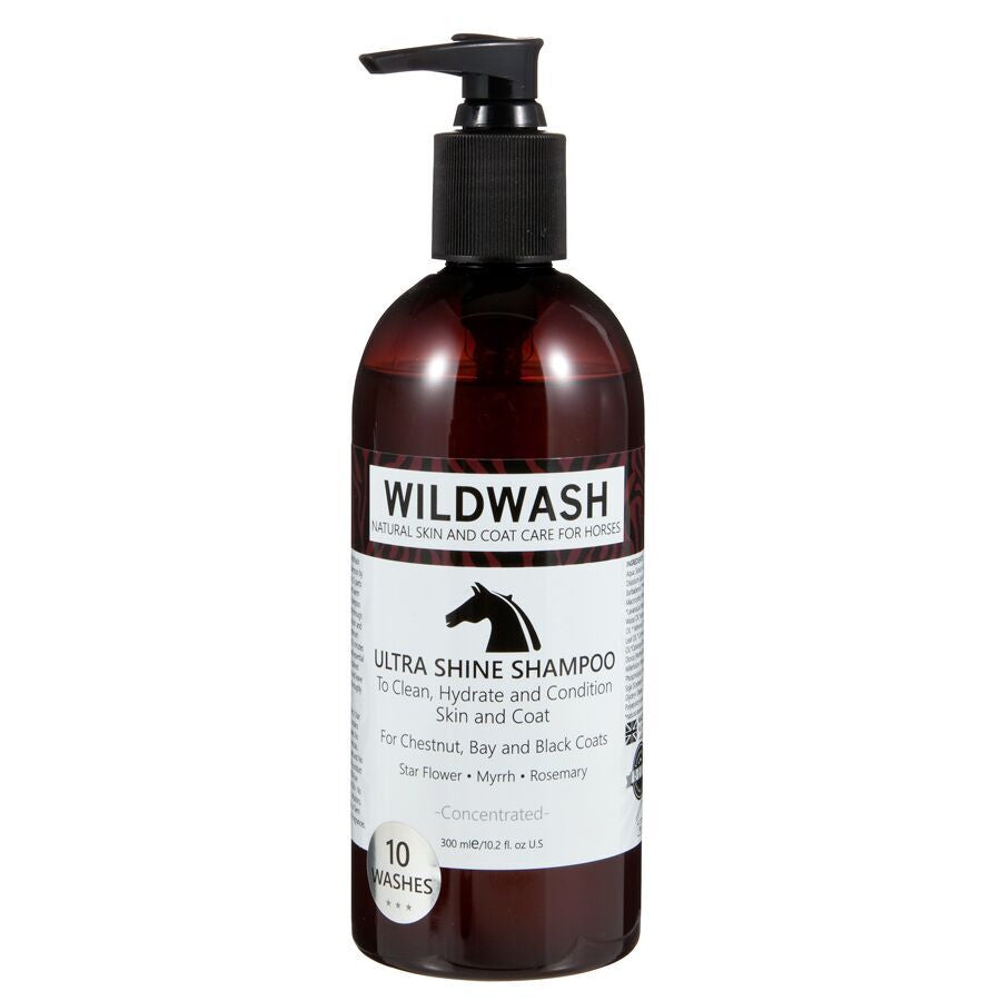 WildWash Ultra Shine Shampoo for Chestnut, Bay & Black Coats